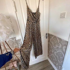 MissPap Womens Cream and Brown Suit